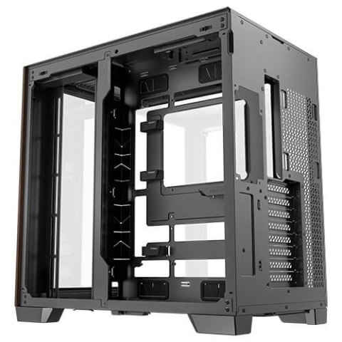 Antec C8 Curve Wood Full Tower Czarny, Przezroczysty, Drewno