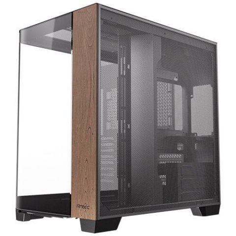 Antec C8 Curve Wood Full Tower Czarny, Przezroczysty, Drewno