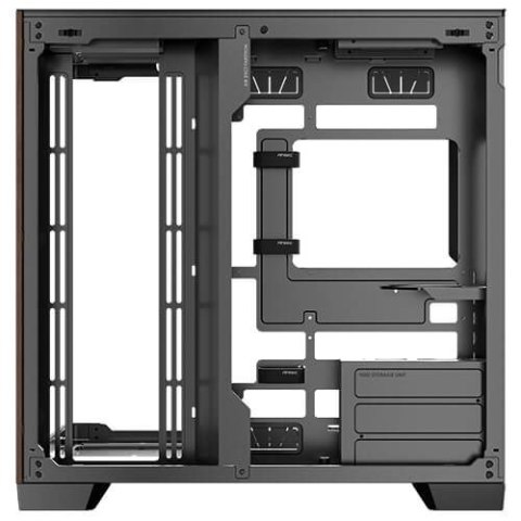 Antec C8 Curve Wood Full Tower Czarny, Przezroczysty, Drewno