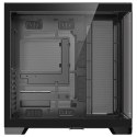 Antec C8 Curve Wood Full Tower Czarny, Przezroczysty, Drewno