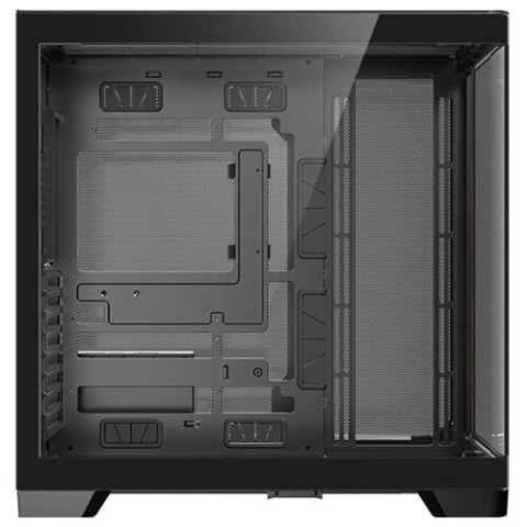 Antec C8 Curve Wood Full Tower Czarny, Przezroczysty, Drewno