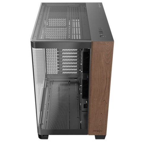 Antec C8 Curve Wood Full Tower Czarny, Przezroczysty, Drewno
