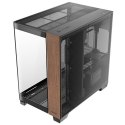 Antec C8 Curve Wood Full Tower Czarny, Przezroczysty, Drewno