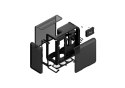 HYTE X50 AIR MID TOWER CASE PITCH BLACK