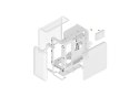 HYTE X50 AIR MID TOWER CASE SNOW WHITE