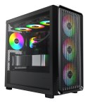Montech X5M (B) zabezpieczenia & uchwyty komputerów Micro Tower Czarny
