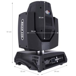 LIGHT4ME 7R BEAM 230W głowica ruchoma oświetlenie