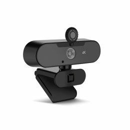 DICOTA D31888 kamera internetowa 3840 x 2160 px USB 2.0 Czarny