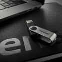 Intenso USB 256GB OFFICE LINE 3.2 Gen1 Silver-Black pamięć USB USB Typu-A 3.2 Gen 1 (3.1 Gen 1) Czarny, Srebrny