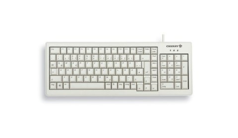 Klawiatura CHERRY TAS G84-5200 Przewodowy DE-Layout jasnoszary