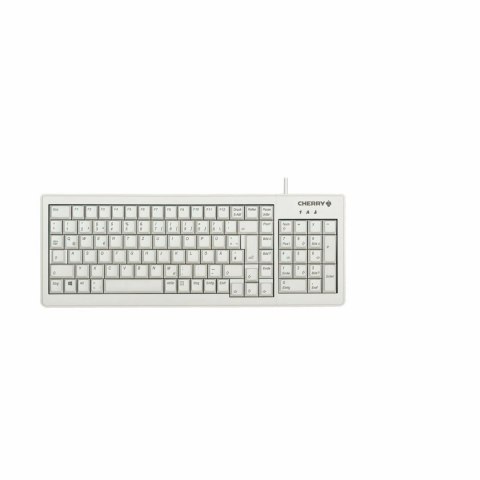 Klawiatura CHERRY TAS G84-5200 Przewodowy DE-Layout jasnoszary