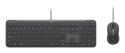 Logitech 920-013343 klawiatura Dołączona myszka Dom/Biuro USB QWERTZ Niemiecki Grafitowy