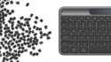 Logitech Signature Slim Solar+ K980 klawiatura Uniwersalne RF Wireless + Bluetooth QWERTZ Niemiecki Grafitowy