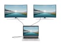 Manhattan 190398 stacja dokująca Przewodowa USB 3.2 Gen 1 (3.1 Gen 1) Type-C Szary