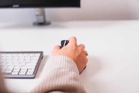 Bezprzewodowa sprzedaż detaliczna myszy BakkerElkhuizen Oyster Mouse