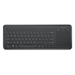 Microsoft N9Z-00009 All-in-One Media Keyboard Multimedia, Wireless, Keyboard layout DA/FI/NO/SV, Black, Nordic, 434 oz