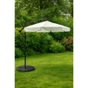 Extralink Black Forest Garden Umbrella with Side Panels, Large 3m Beige Cantilever Parasolowy do patio ze wspornikiem Sześciokąt