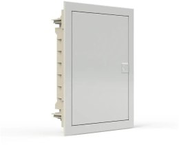 Plastikowa ob. instal. z drzwiami metalowymi, podt. IP40, 2 rz., 24 moduły Noark PMF 24 107102