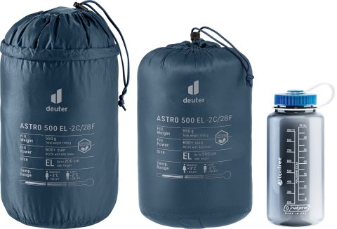 Deuter Astro 500 EL -2C/28F Dorosły Śpiwór typu mumia Ripstop Niebieski