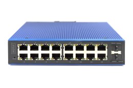 Digitus Przemysłowy 16+2 portowy zarządzany przełącznik Gigabit Ethernet PoE L2