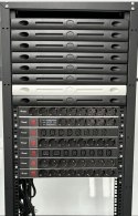 Equip 333319 rozdzielacz zasilania PDU 6 x gniazdo sieciowe 1U Czarny