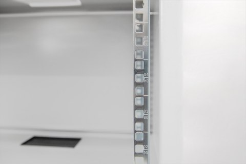 Digitus Szafa sieciowa wisząca 19" 12U rack 540x400, drzwi szyba, szary, niedzielona, niezłożona, 60kg