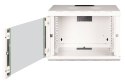 Digitus Szafa sieciowa wisząca Unique 19" 7U rack 600x450, drzwi szyba, szary, niedzielona, złożona, 100kg