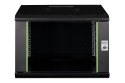 Digitus Szafa sieciowa wisząca Unique 19" 7U rack 600x600, drzwi szyba, czarny, niedzielona, złożona, 100kg