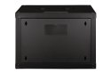 Digitus Szafa sieciowa wisząca Unique 19" 7U rack 600x600, drzwi szyba, czarny, niedzielona, złożona, 100kg