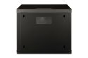 Digitus Szafa sieciowa wisząca Unique 19" 9U rack 600x600, drzwi szyba, czarny, niedzielona, złożona, 100kg
