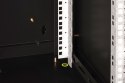 Digitus Szafa sieciowa wisząca Unique 19" 9U rack 600x600, drzwi szyba, czarny, niedzielona, złożona, 100kg