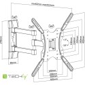 Techly ICA-PLB 136E uchwyt do telewizorów 139,7 cm (55") Czarny