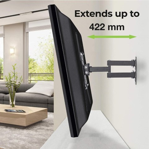 Techly ICA-PLB 136E uchwyt do telewizorów 139,7 cm (55") Czarny