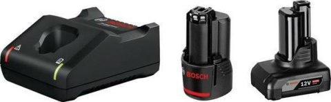 Bosch 1 x GBA 12V 2.0Ah + 1 x GBA 12V 4.0Ah + GAL 12V-40 Professional ładowarka akumulatorów Akumulator do domowego użytku Prąd 