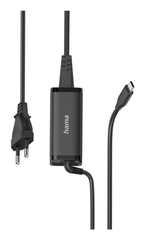 Hama 00200023 adapter zasilający/ inwentor Wewnętrzna 65 W Czarny