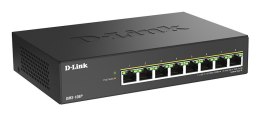D-Link DMS-108P/E przełącznik sieciowy Nie zarządzany 2.5G Ethernet (100/1000/2500) Obsługa PoE Czarny