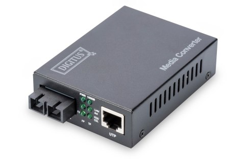 Digitus Gigabitowy konwerter mediów, RJ45 / SC