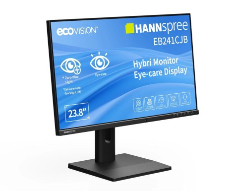 Hannspree Hybri Monitor EB241CJB monitor komputerowy 60,5 cm (23.8") 1920 x 1080 px Full HD LCD Czarny