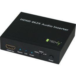 Konwerter sygnału wideo 3840 x 2160 px Techly IDATA HDMI-AI4K