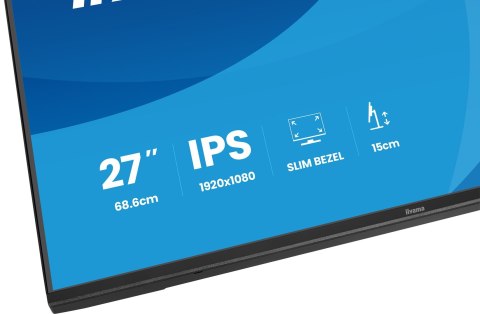 Iiyama ProLite XB2797HSU-B1 monitor komputerowy 68,6 cm (27") 1920 x 1080 px Full HD LED Czarny