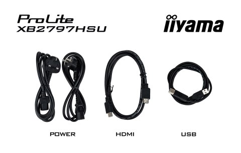 Iiyama ProLite XB2797HSU-B1 monitor komputerowy 68,6 cm (27") 1920 x 1080 px Full HD LED Czarny