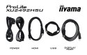 Iiyama ProLite monitor komputerowy 60,5 cm (23.8") 1920 x 1080 px Full HD LED Czarny