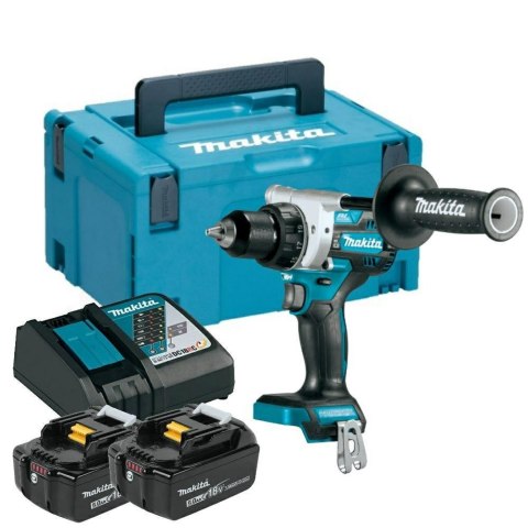 Akumulatorowa wiertarko-wkrętarka LXT Makita DDF486RTJ (18V • 130 Nm • 0 - 2100 obr./min)