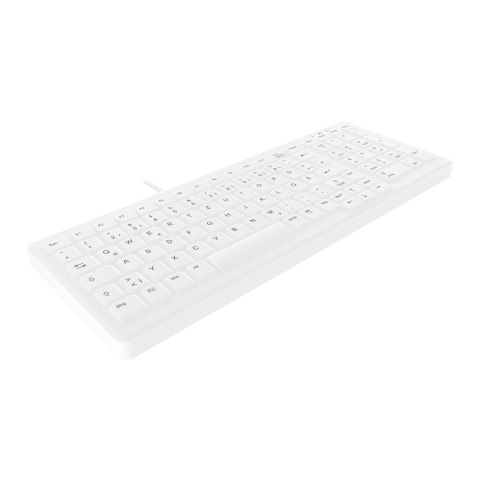 CHERRY AK-C7000 klawiatura Medyczna USB QWERTZ Niemiecki Biały