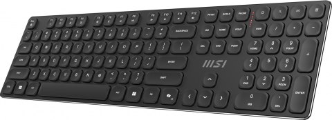 Zestaw klawiatura + mysz MSI Forge K210 Wireless Mouse and Keyboard Combo bezprzewodowe czarne