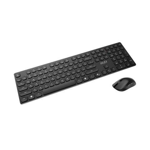Zestaw klawiatura + mysz MSI Forge K210 Wireless Mouse and Keyboard Combo bezprzewodowe czarne