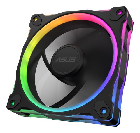 ASUS Prime MR120 Fan ARGB Reverse Black 3in1 Obudowa komputera Wentylator 12 cm Czarny 3 szt.