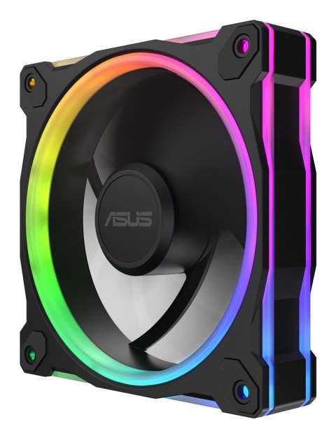 ASUS Prime MR120 Fan ARGB Reverse Black 3in1 Obudowa komputera Wentylator 12 cm Czarny 3 szt.