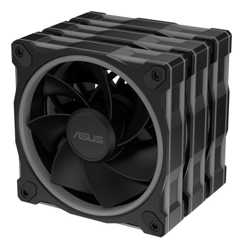 ASUS Prime MR120 Fan ARGB Reverse Black 3in1 Obudowa komputera Wentylator 12 cm Czarny 3 szt.