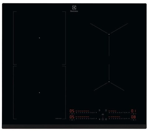 Płyta indukcyjna Electrolux CIS62450 SenseBoil 60 cm | 4 pola | SenseBoil | Hob2Hood | Bridge | czarny